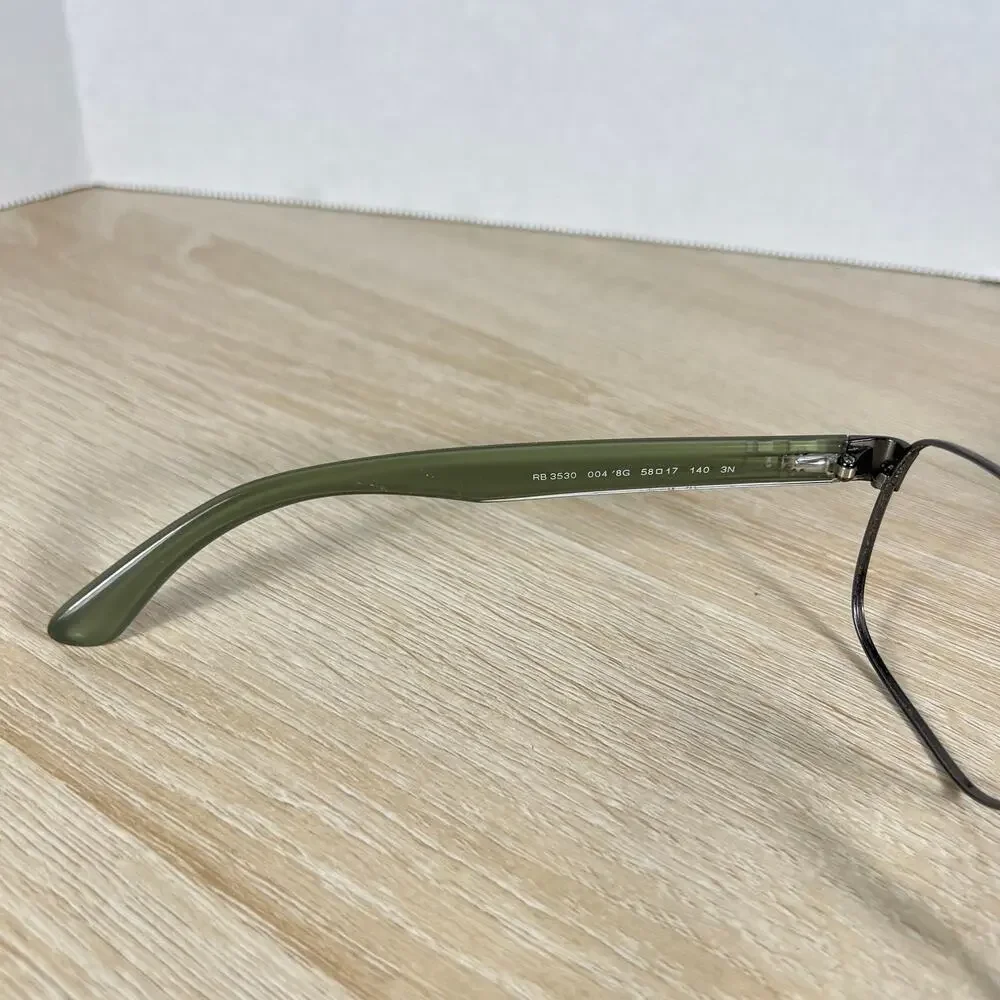 Ray-Ban RB3530 004/8G Sunglasses Frames Only Gunmetal Blue 58-17 Made in Italy